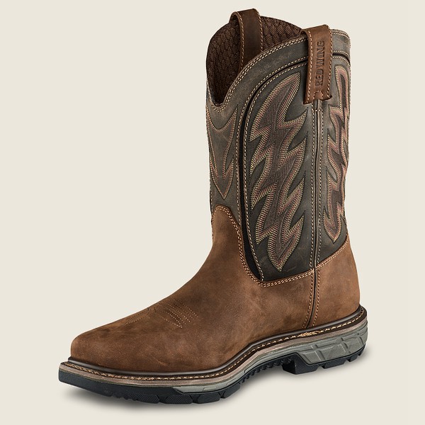 Botas de Seguridad Red Wing Hombre Marrom - Rio Flex - 11-Inch Waterproof Toe Pull-On - 748-WPTGSD